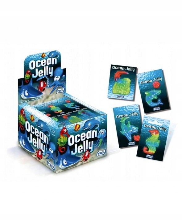 Vidal Ocean Jelly želé bonbony mořská stvoření 66 Ks