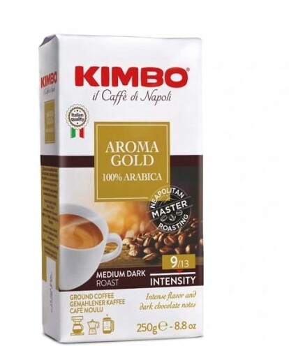 Bohatá Vůně Černá Mletá káva Vnímatelné Tóny 250 g