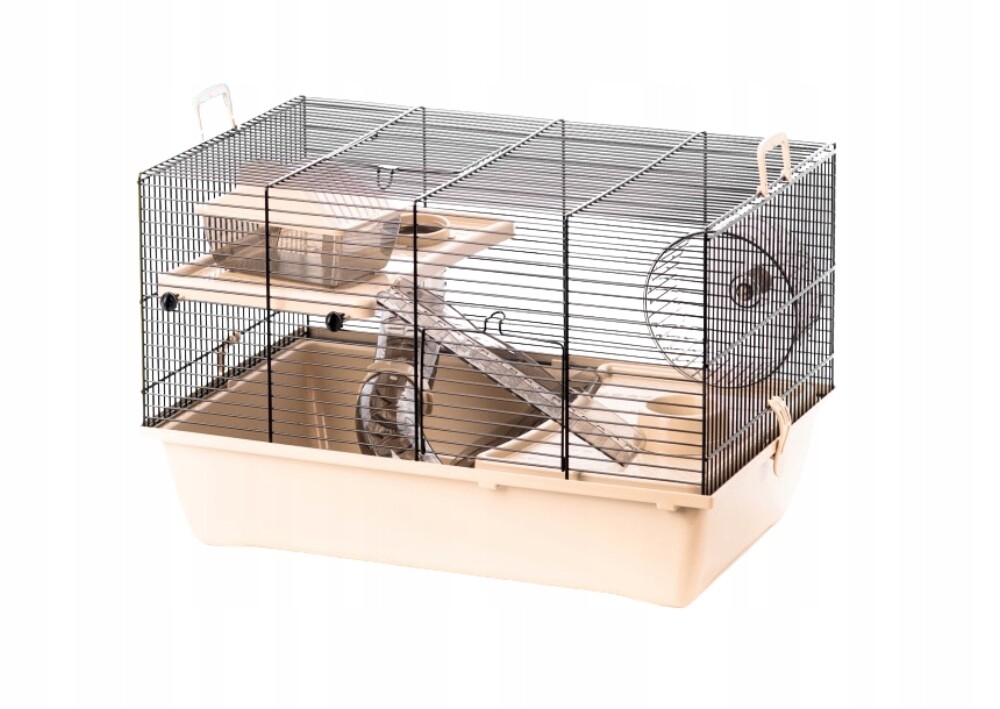 Klec s toaletou pro malé hlodavce Inter-Zoo 33 x 33 x 50 cm