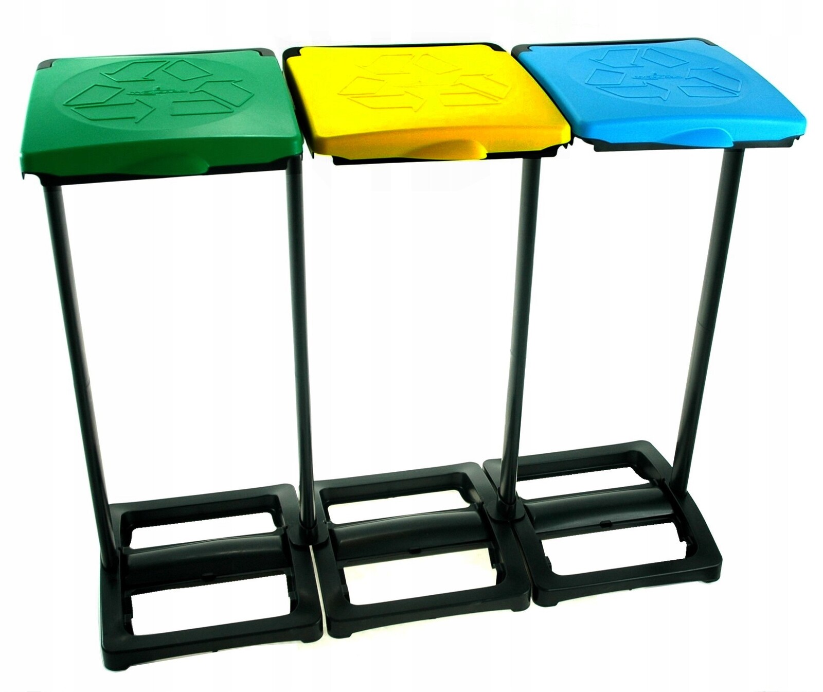 Stojan na pytle na tříděný odpadkový koš 3 stanoviště