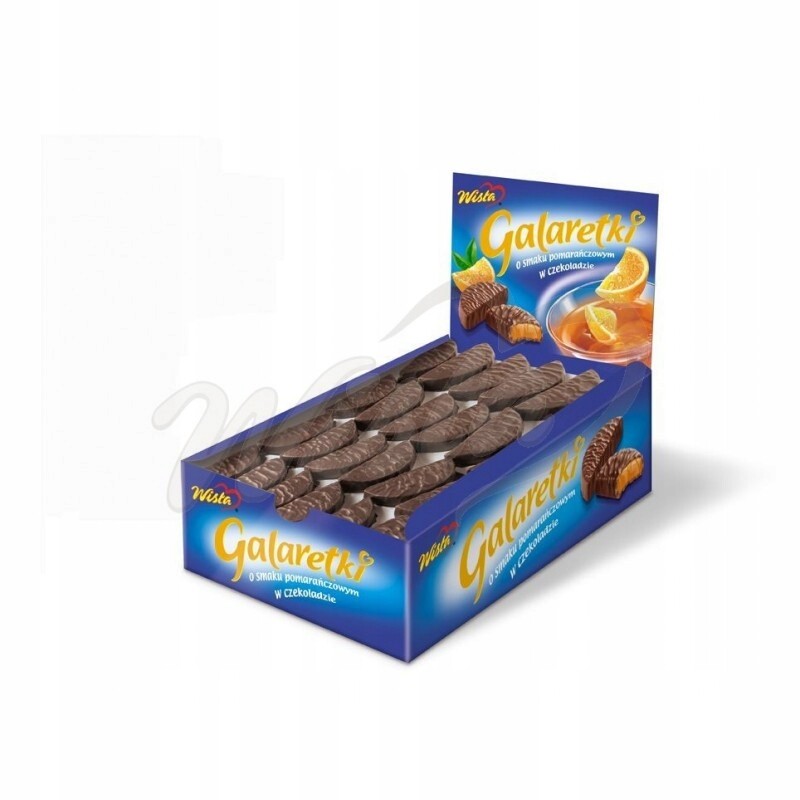 Wisła želé pomerančová želatina v čokoládě velké 1,6 kg Carla