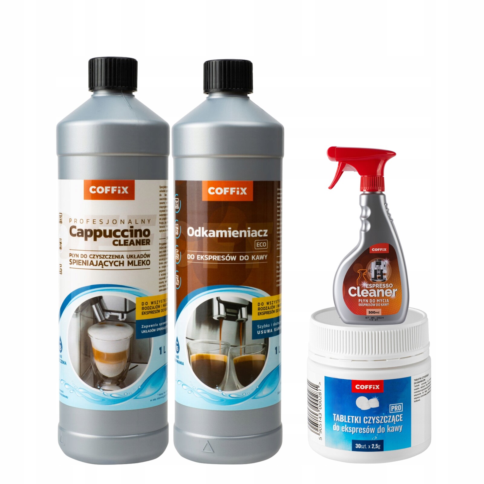 Sada pro gastronomii pro údržbu kávovarů DeLonghi Coffix