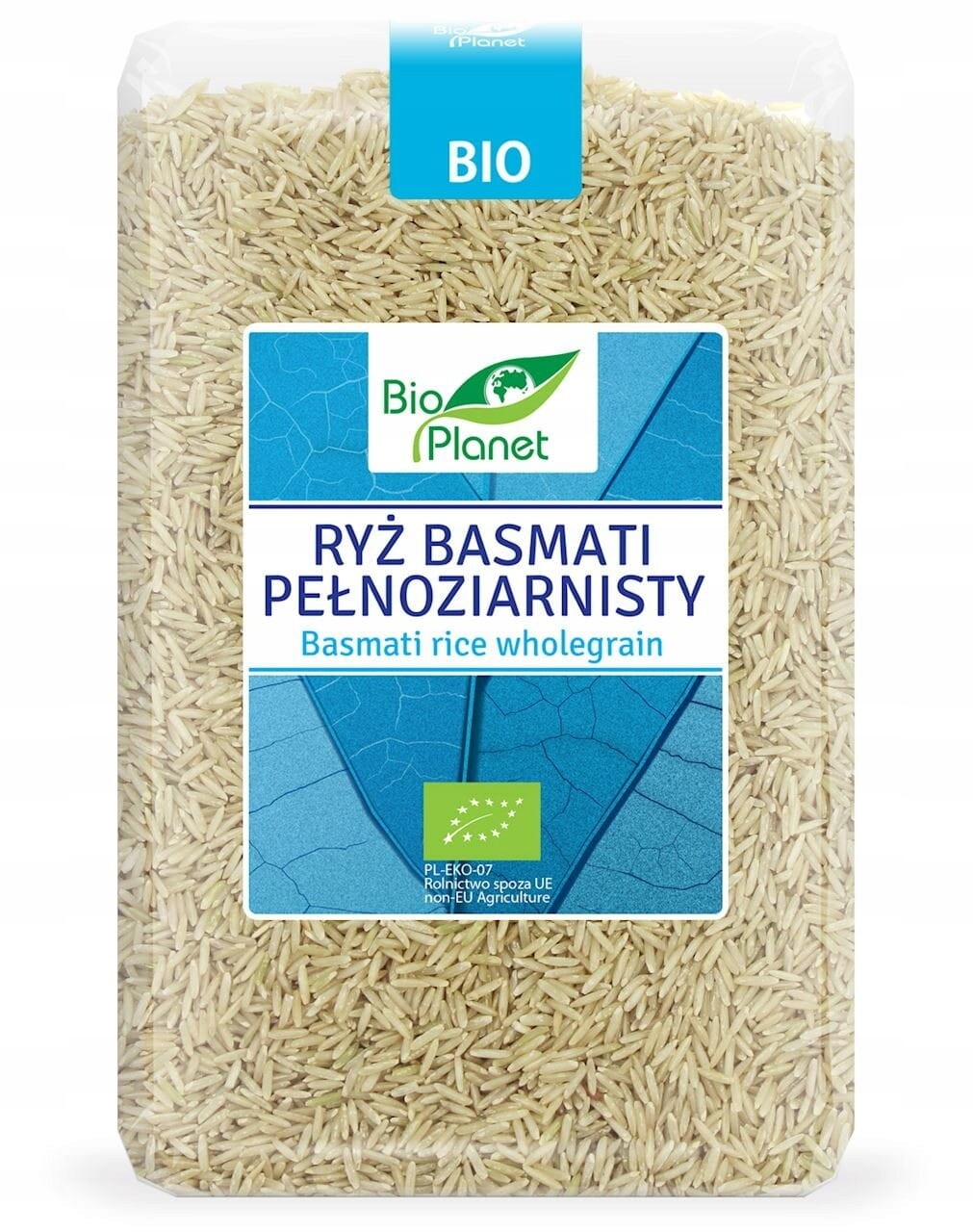 Rýže Basmati Celozrnná Bio 2 kg Bio Planet