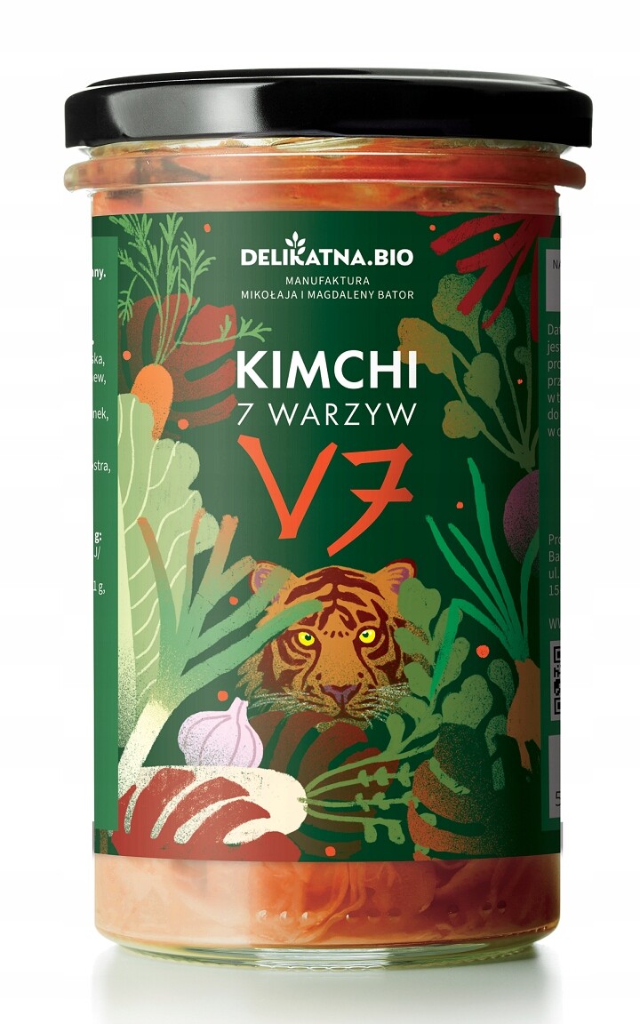 Kimchi 7 Zeleniny 540 g Jemná (zakwasownia)