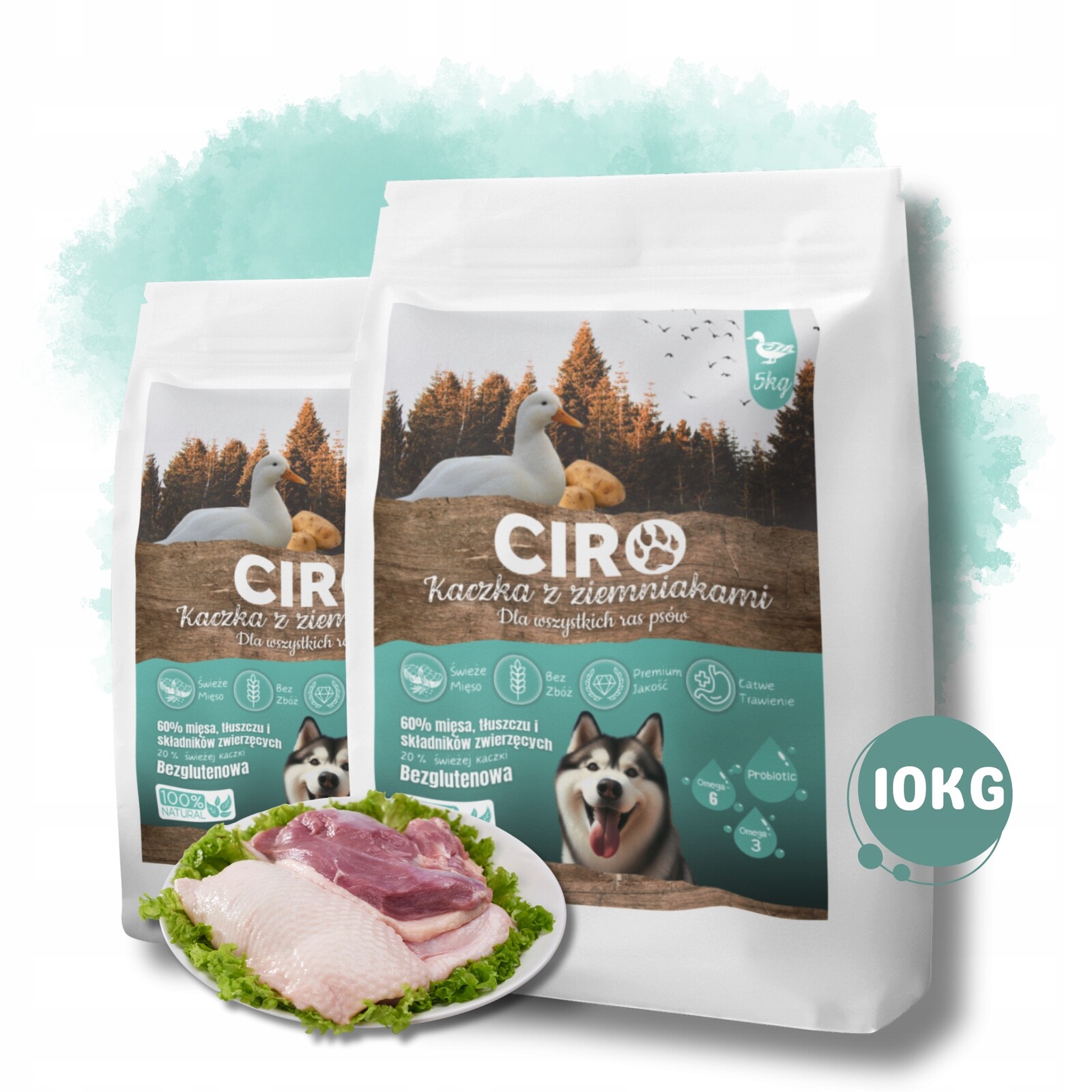 Premium Krmivo Pro Dospělé Lesní Kachny 10 Kg * Ciro *