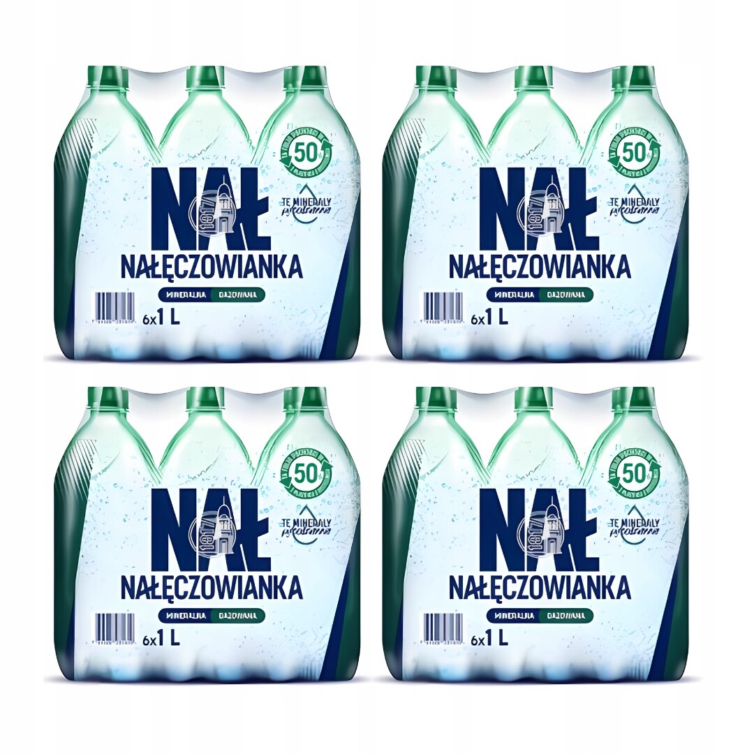 Nałęczowianka perlivá minerální voda 1 l 27 kusů