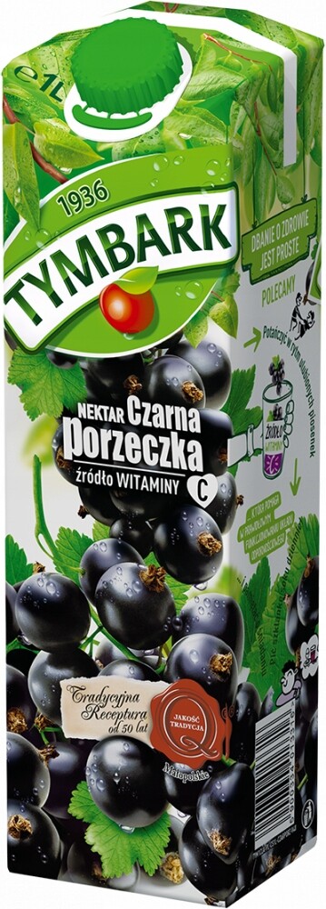 Nektar černý rybíz Tymbark 1000 ml x 6 kusů