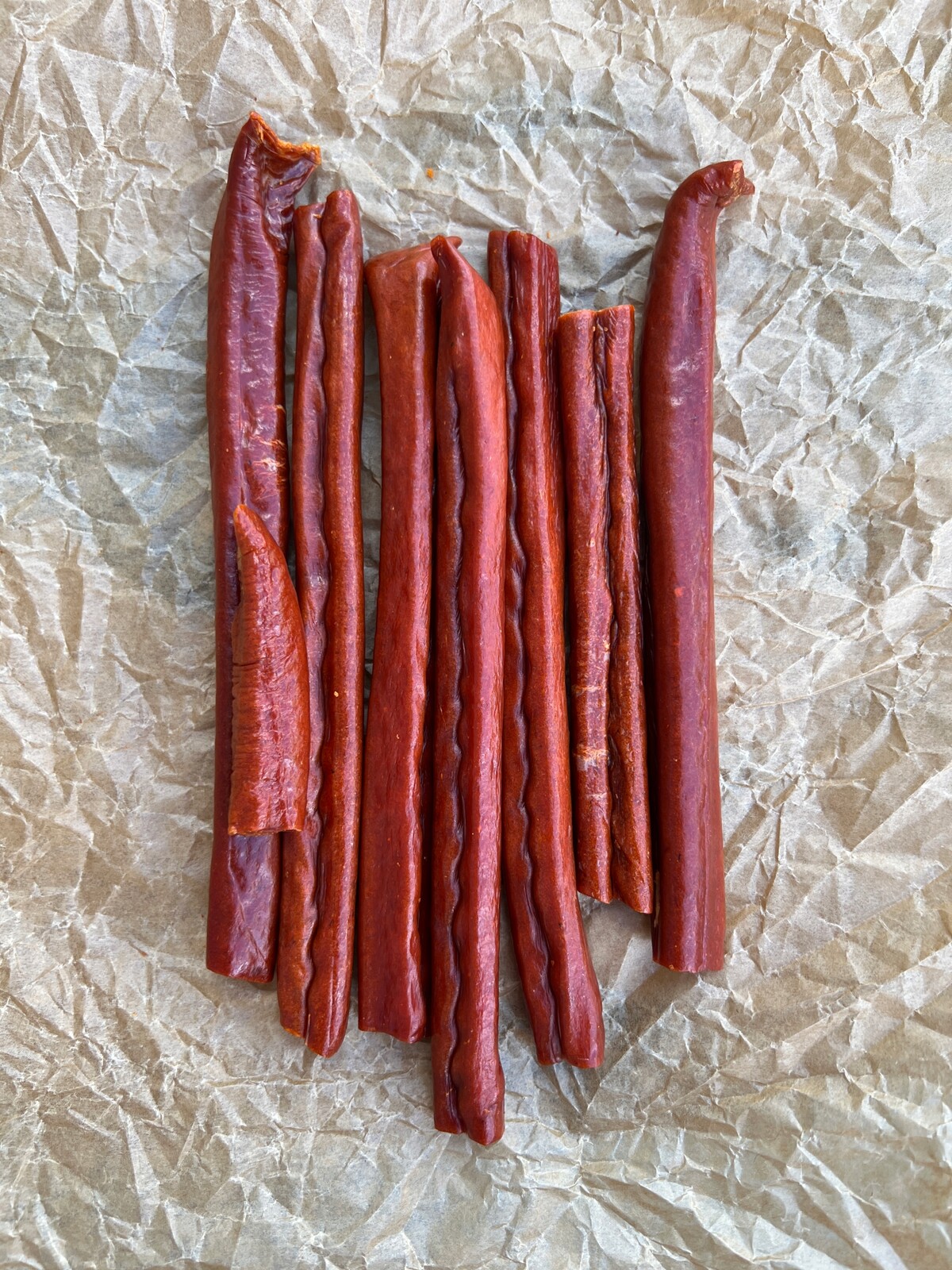 Sušené proužky s kaviárem (Ikra) Příčesek 1 kg svačinka k pivu