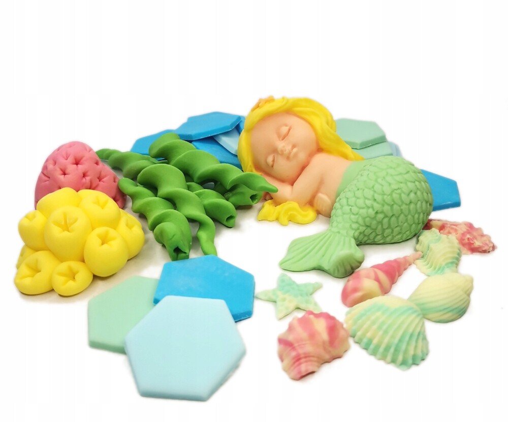 Sada na dort Malá mořská víla doplňky /MS20