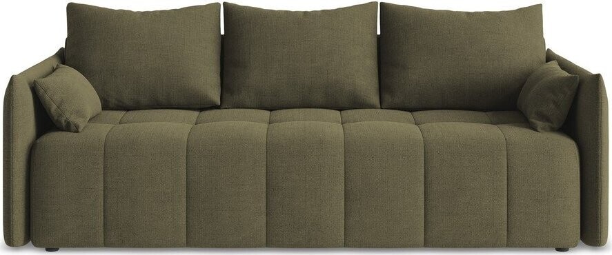 Khaki rozkládací/s úložným prostorem pohovka 225 cm Moku – Makamii