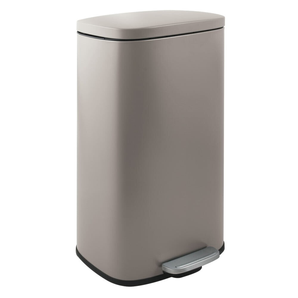 Taupe nášlapný ocelový odpadkový koš 50 l Akira – Spirella