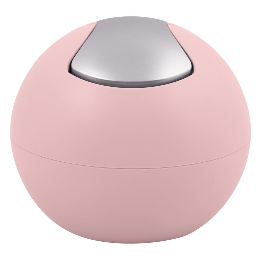 Růžový plastový odpadkový koš 1 l Bowl Matt – Spirella