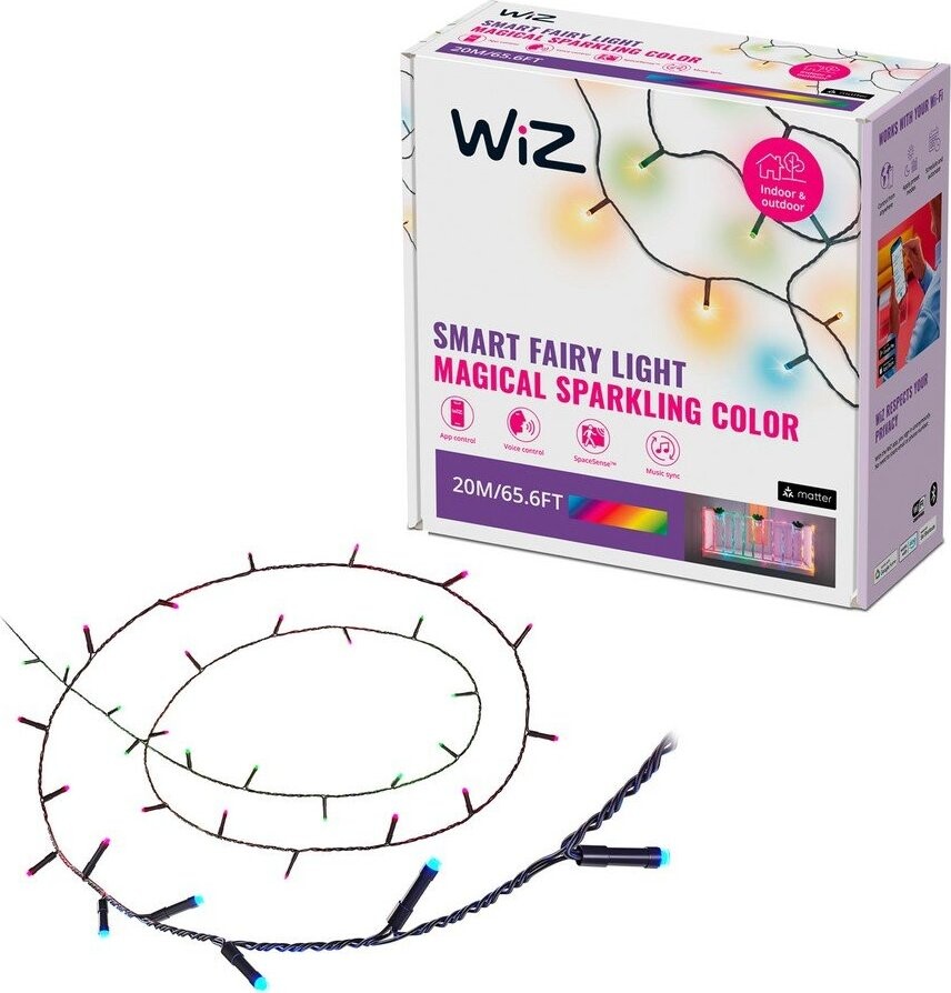 LED smart venkovní řetěz 15 W – WiZ