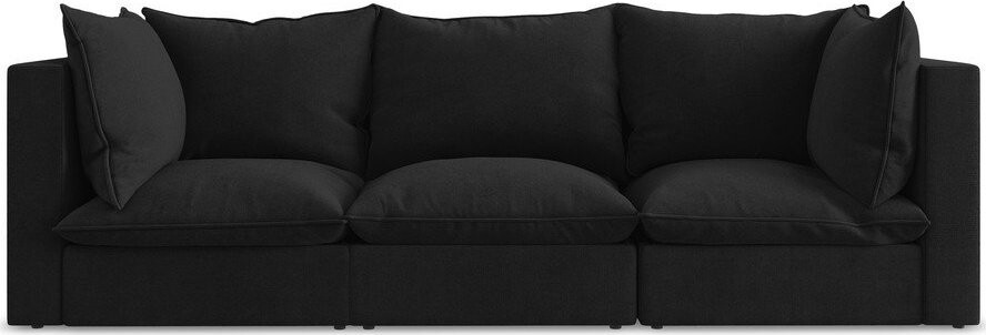 Černá pohovka 255 cm Manao – Makamii