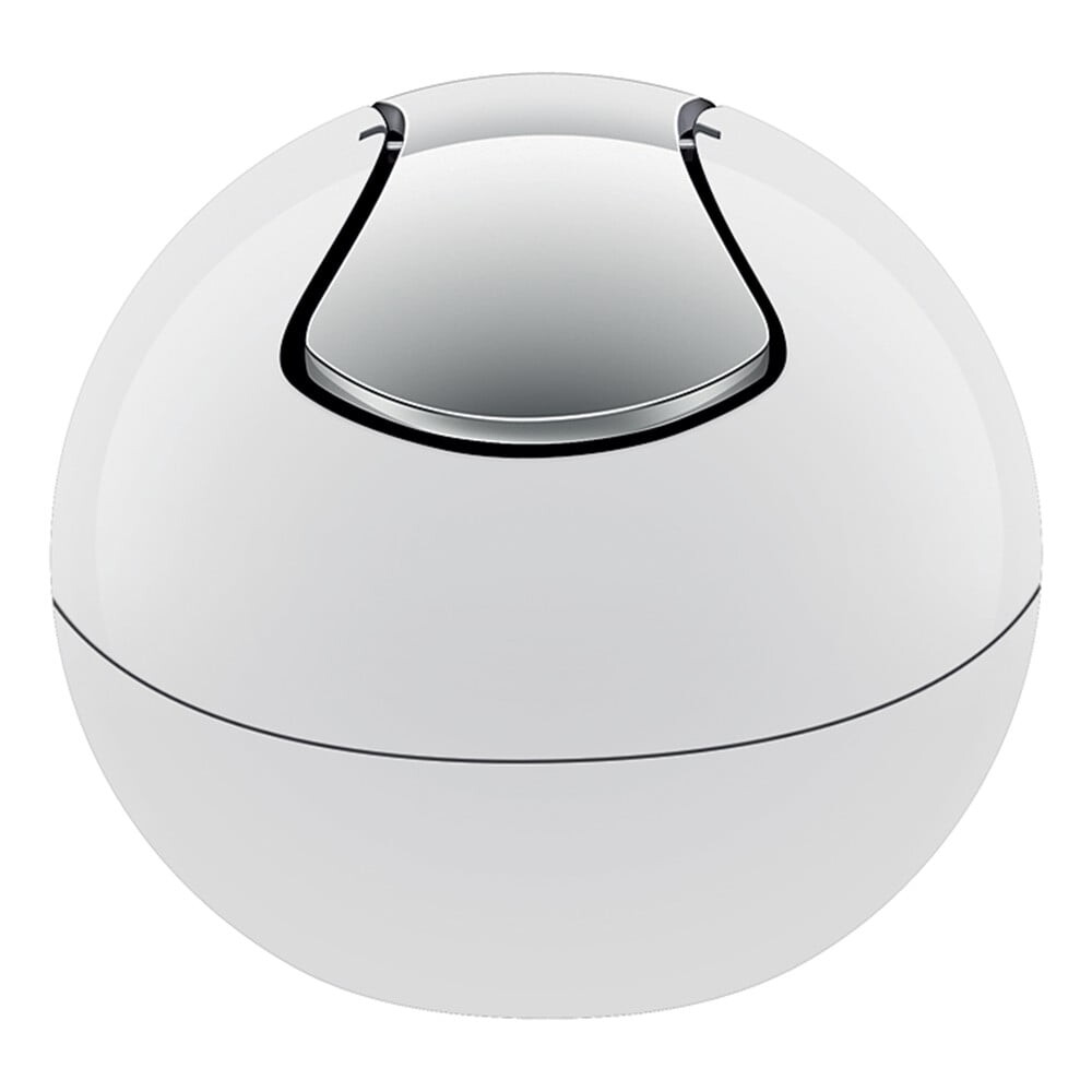 Bílý plastový odpadkový koš 1 l Bowl – Spirella