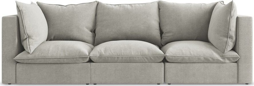 Světle šedá pohovka 255 cm Manao – Makamii