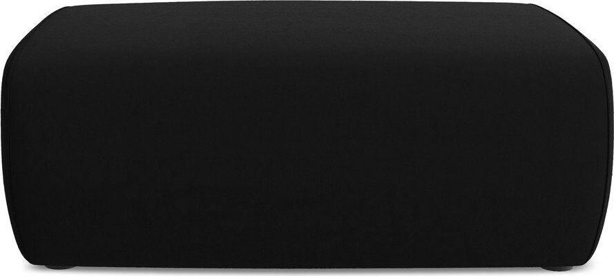 Černá sametová podnožka Kapua – Makamii