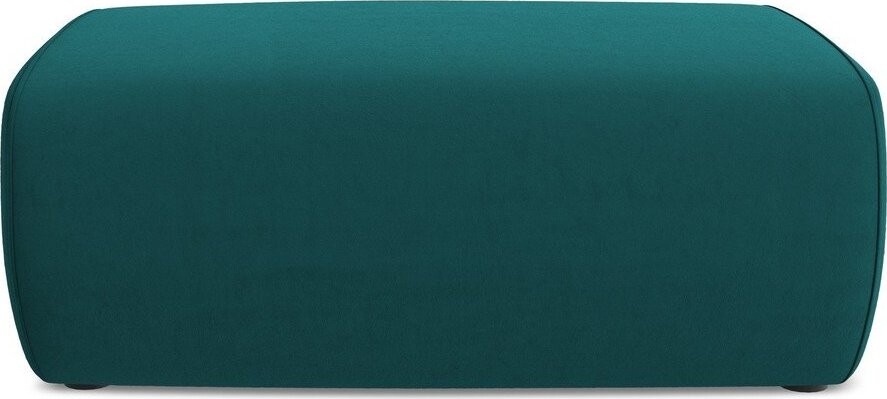 Tyrkysová sametová podnožka Kapua – Makamii