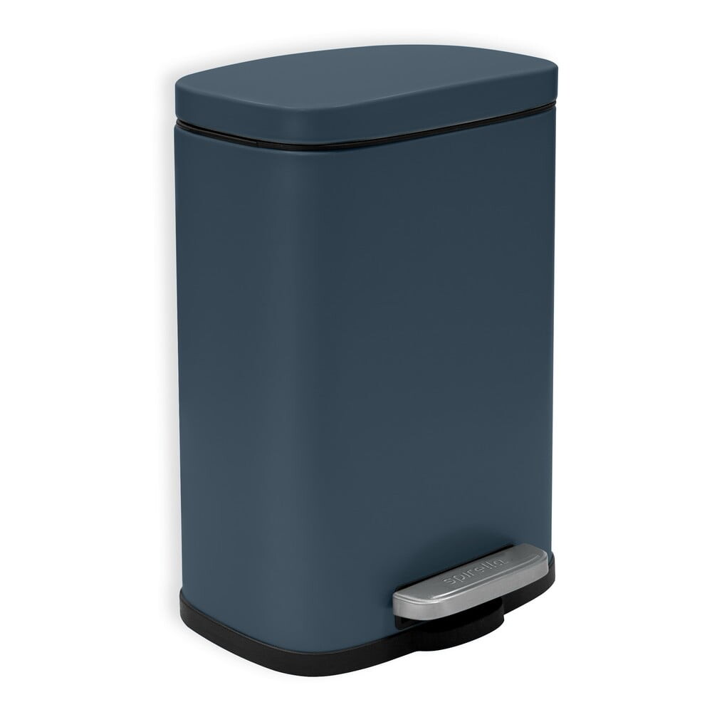 Nášlapný ocelový odpadkový koš v petrolejové barvě 5 l Akira – Spirella