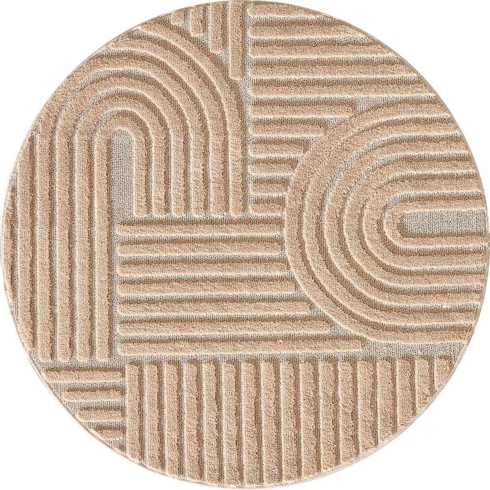 Světle růžový kulatý koberec ø 200 cm Art 1121 – Ayyildiz Carpets