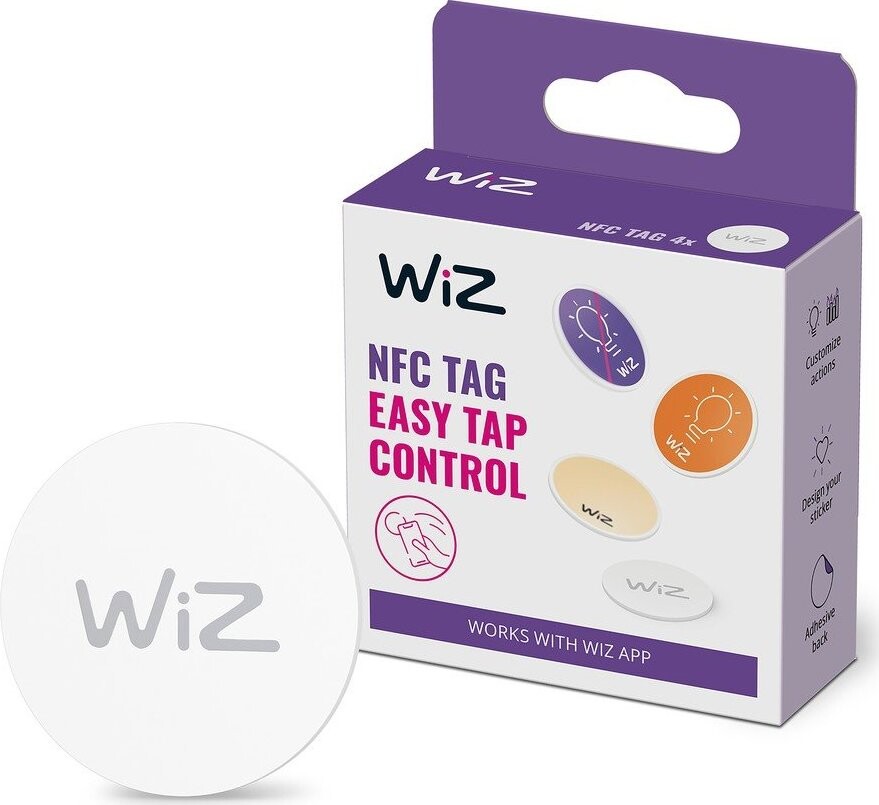 NFC samolepky 4 ks – WiZ