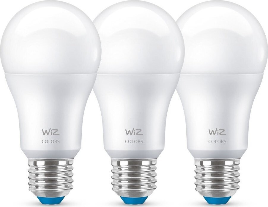 LED smart žárovky v sadě 3 ks E27, 9 W – WiZ