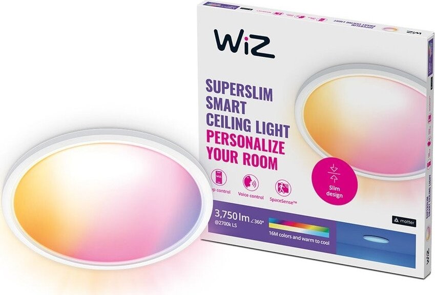 LED smart stropní svítidlo 32 W SuperSlim – WiZ