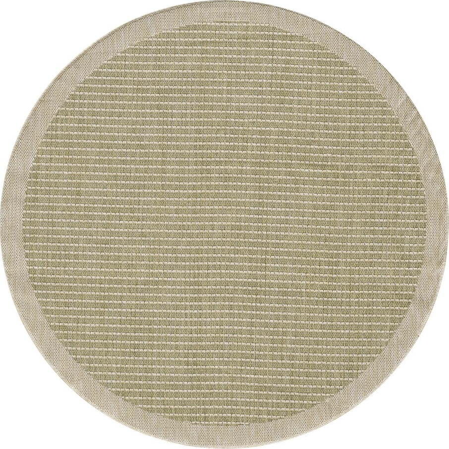 Khaki kulatý vnitřní a venkovní koberec ø 160 cm Giza 1410 – Ayyildiz Carpets