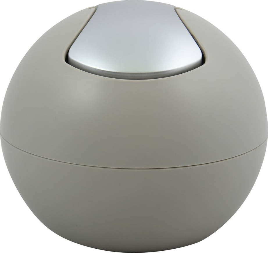 Taupe plastový odpadkový koš 1 l Bowl Matt – Spirella