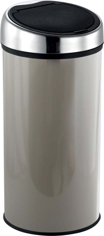 Taupe dotykový ocelový odpadkový koš 30 l – MSV
