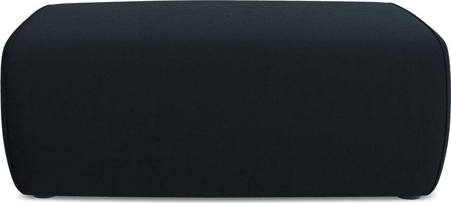 Tmavě modrá sametová podnožka Kapua – Makamii