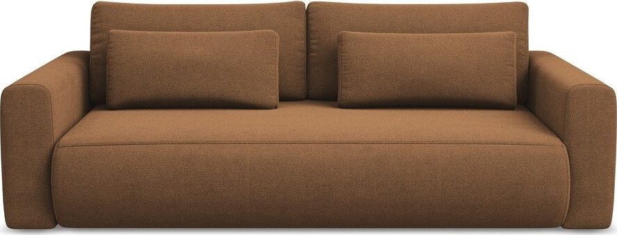 Rozkládací/s úložným prostorem pohovka v terakotové barvě 238 cm Kapua – Makamii