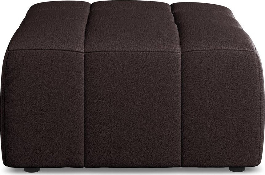 Tmavě fialová podnožka z imitace kůže Aloha – Makamii