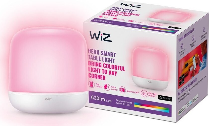 LED smart stolní lampa 9 W Hero – WiZ