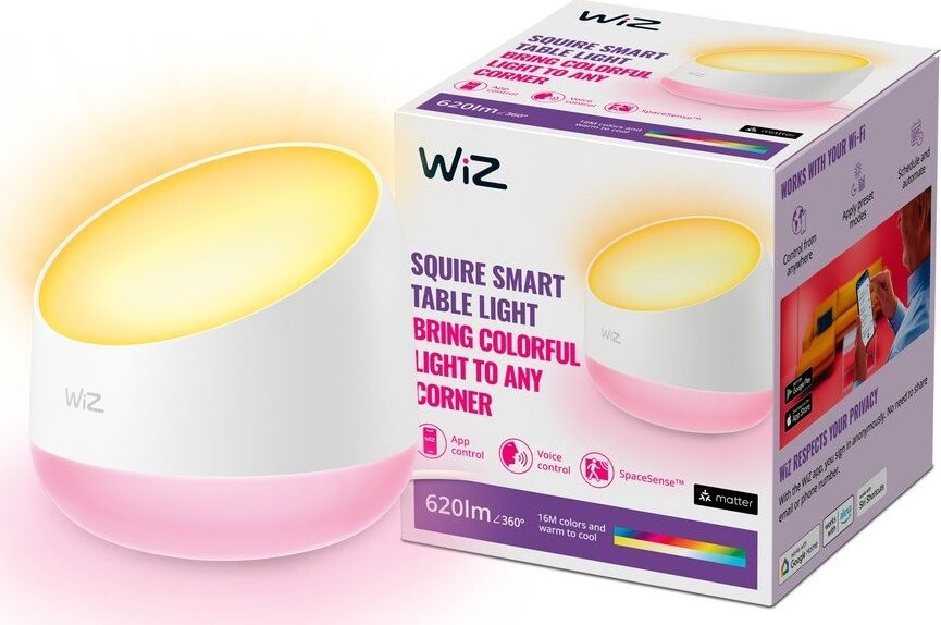 LED smart stolní lampa 9 W Squire – WiZ