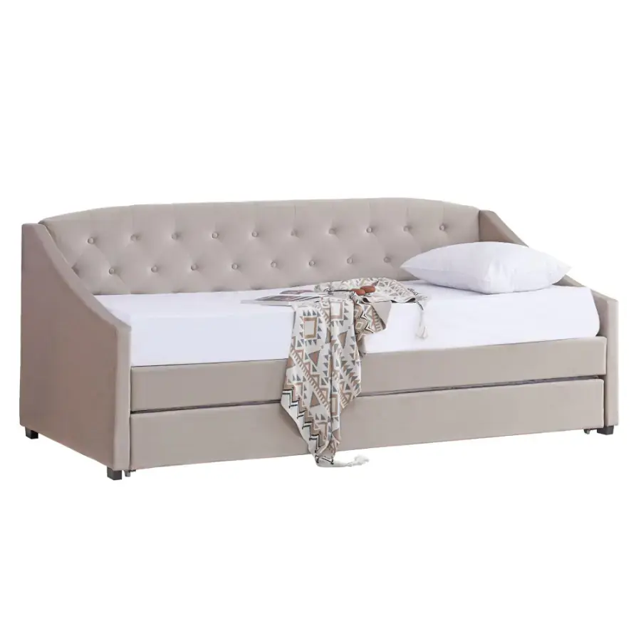 Tempo Kondela Postel s přistýlkou ALODA - hnědošedá