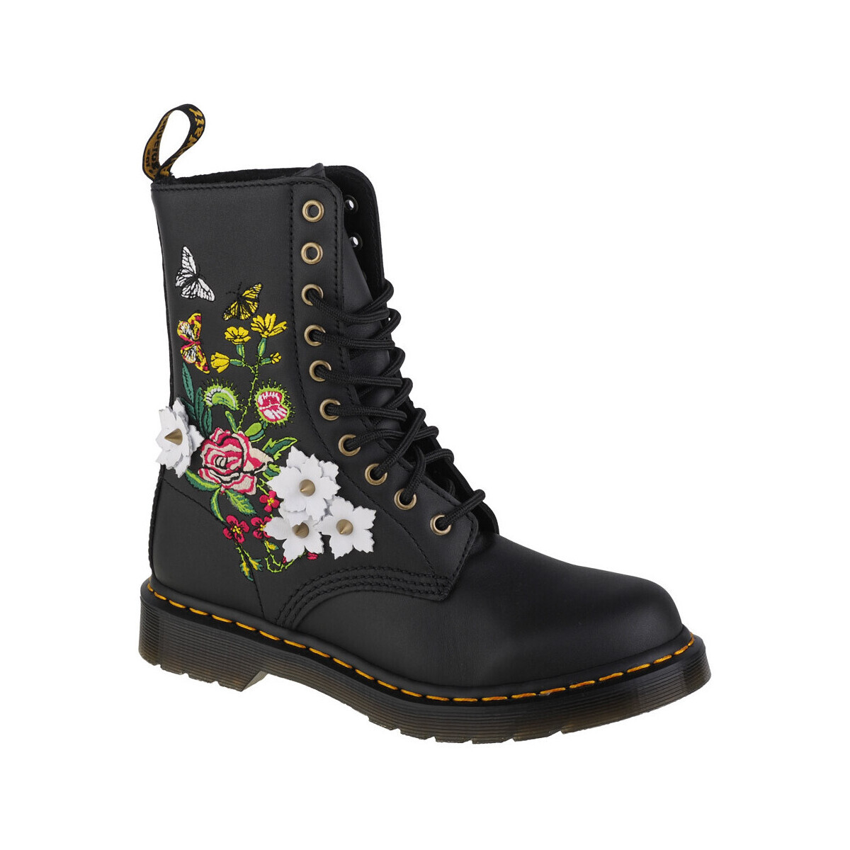 Dr. Martens  1490 Floral  Černá