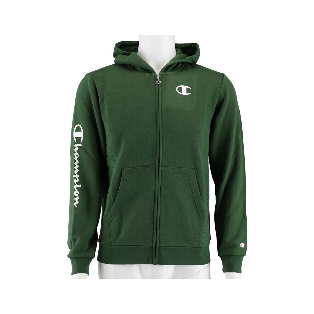 Champion  Full Zip C-logo  Zelená