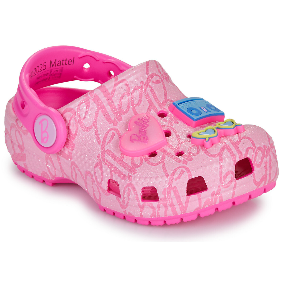 Crocs  Mattel Pink Barbie Cls Clg T  Růžová