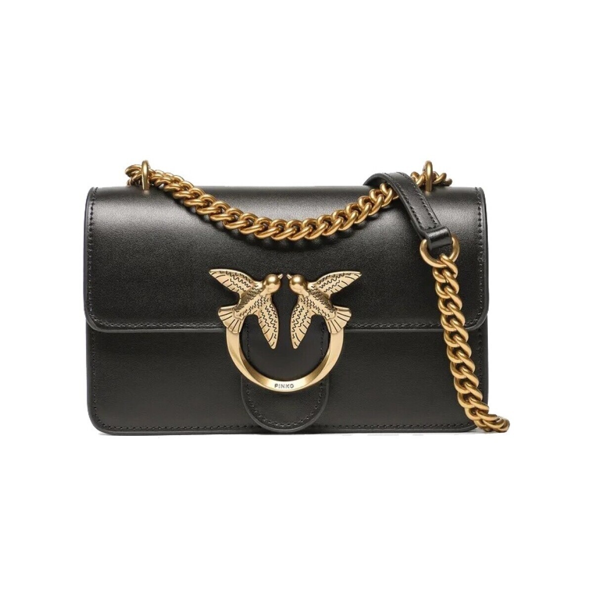 Pinko  LOVE ONE MINI DC VITELL  Černá