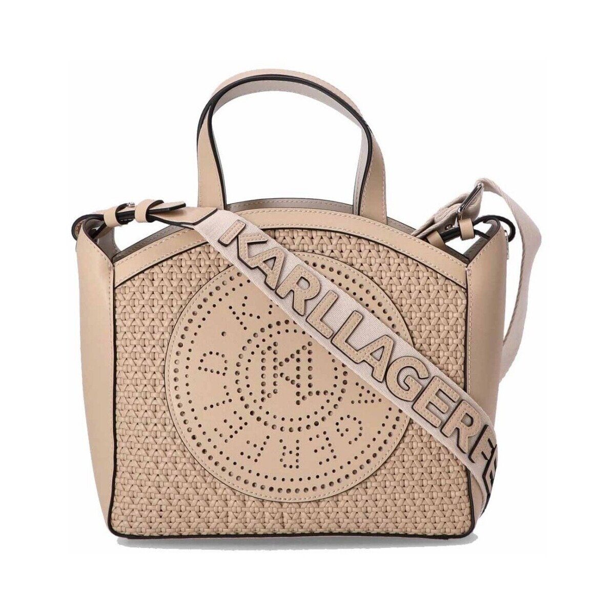 Karl Lagerfeld  K CIRCLE SM TOTE WOVEN  Hnědá