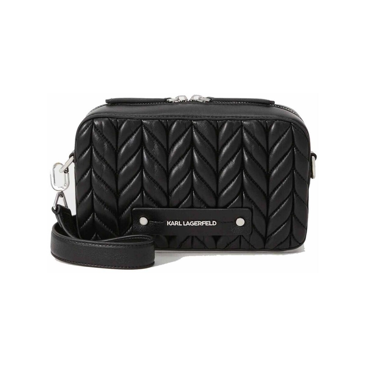 Karl Lagerfeld  K WEAVE CAMERA BAG  Černá