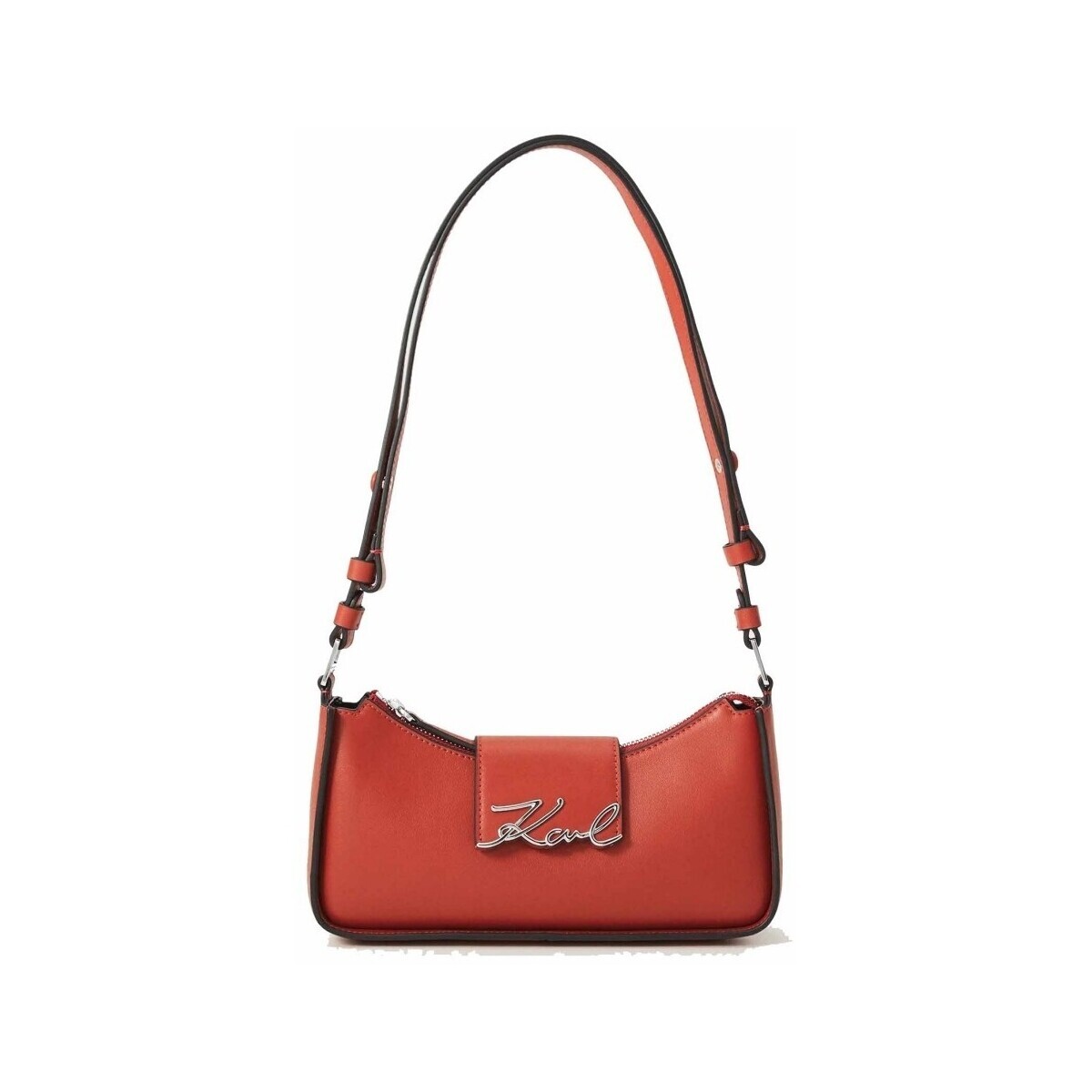 Karl Lagerfeld  K SIGNATURE SM ZIP SB  Červená