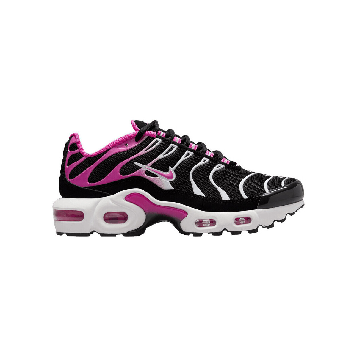 Nike  Air Max Plus Black White Laser Fuchsia (GS)  Černá