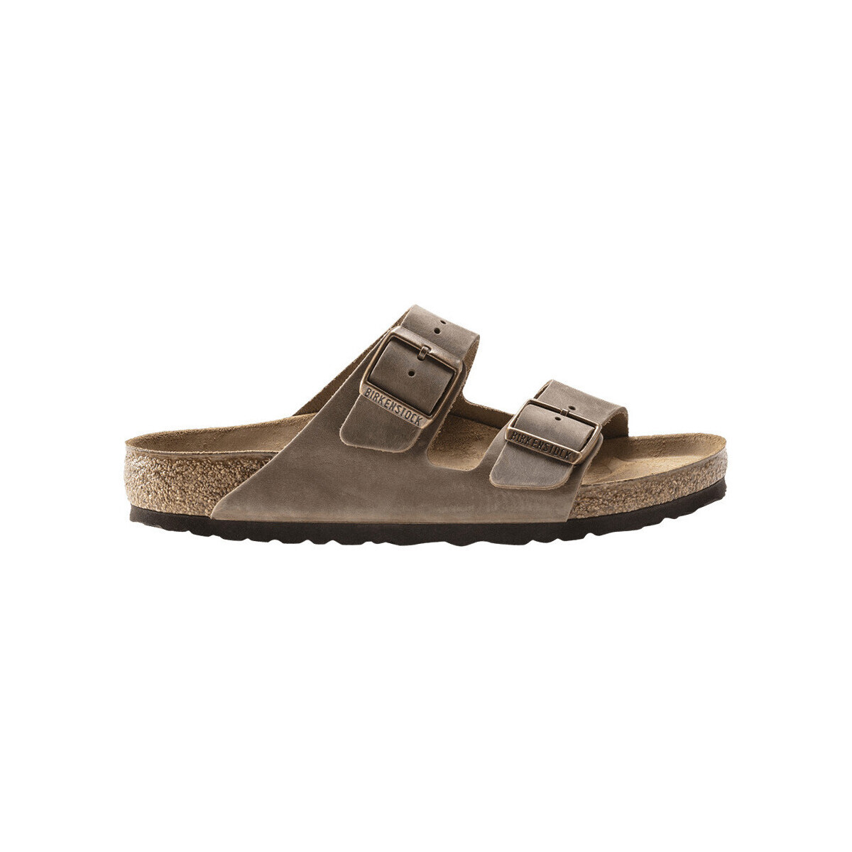 BIRKENSTOCK  Arizona Oiled Leather 'Tobacco Brown'  Hnědá