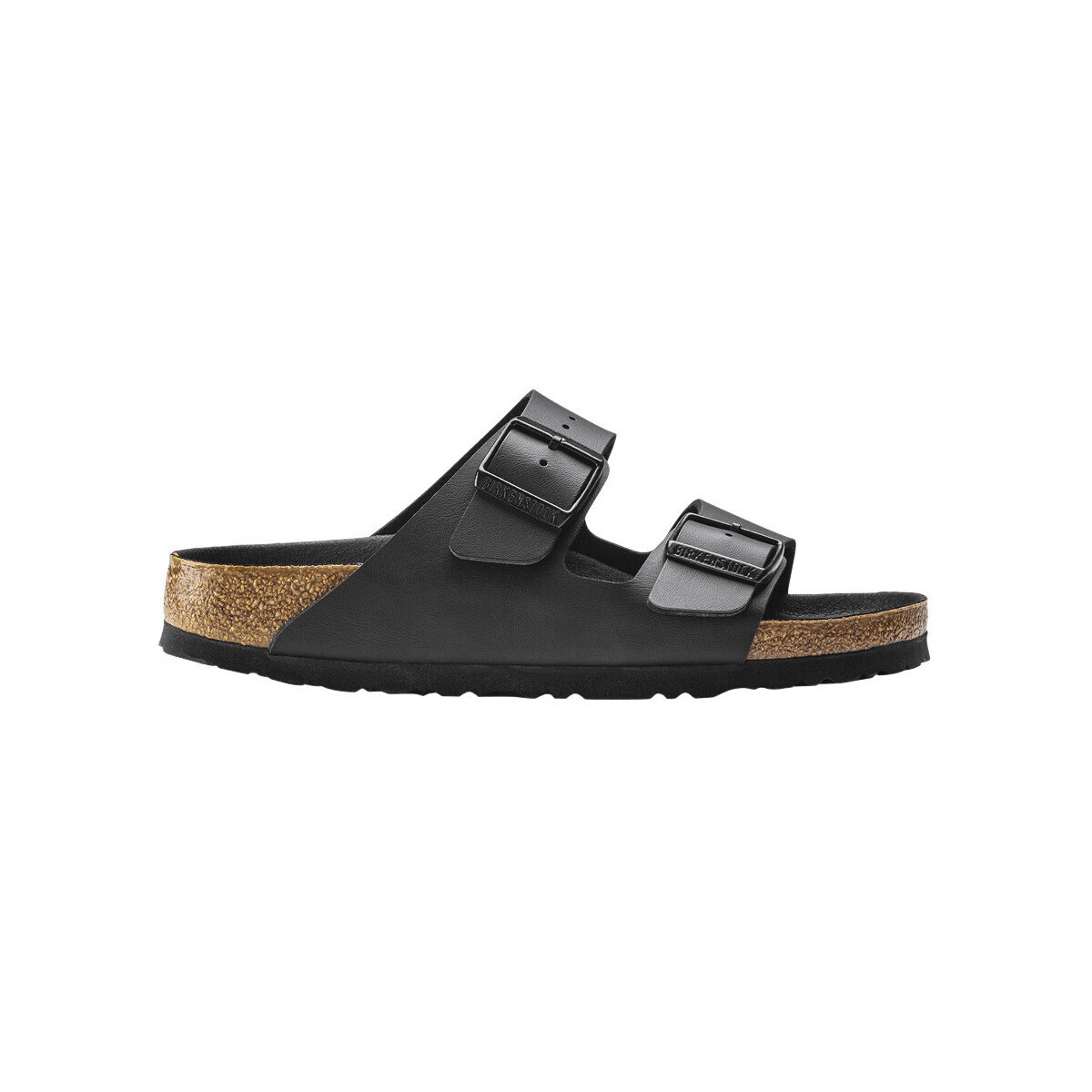 BIRKENSTOCK  Arizona Birko Flor Black Black Foot Bed  Černá