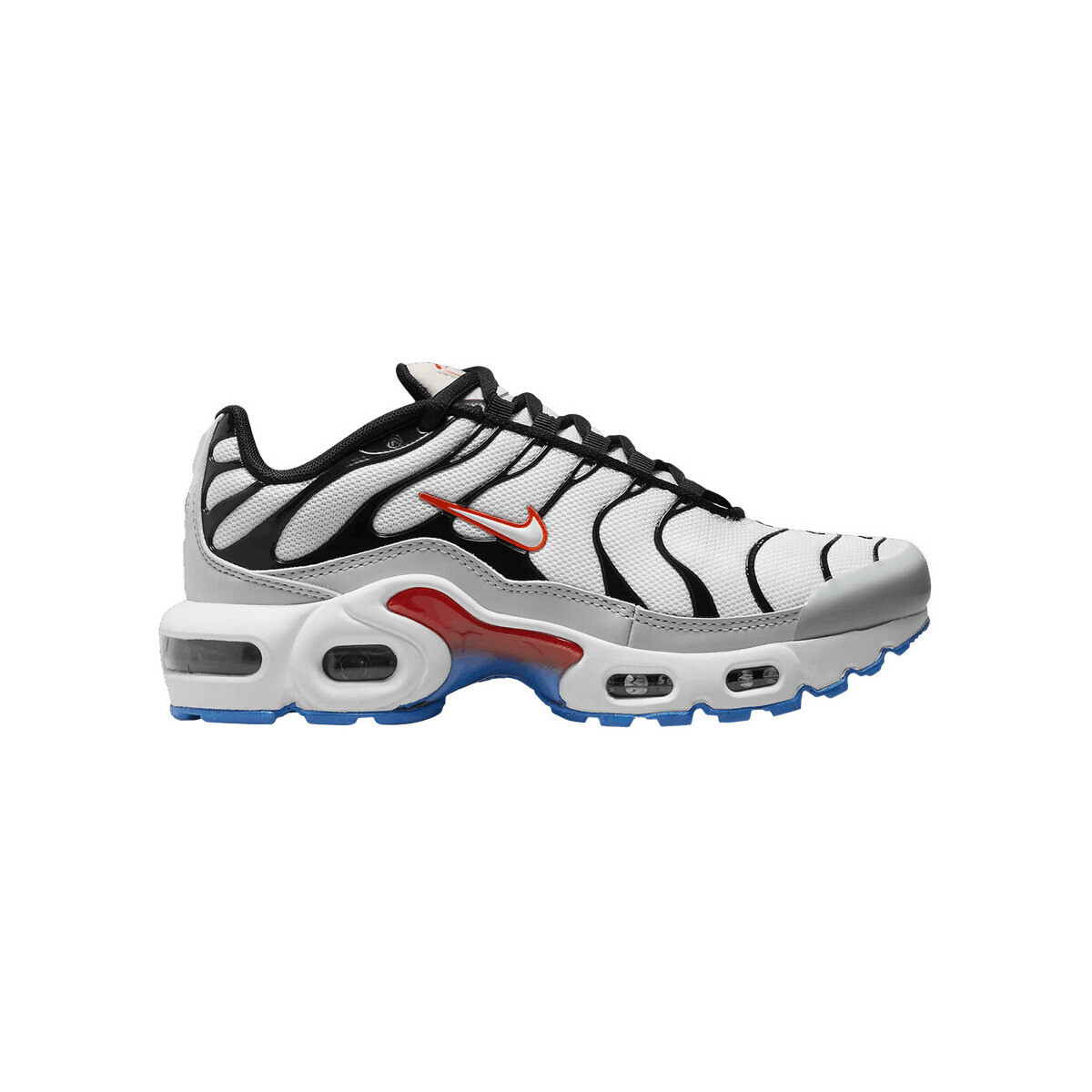 Nike  Air Max Plus Platinum Black Red (GS)  Šedá