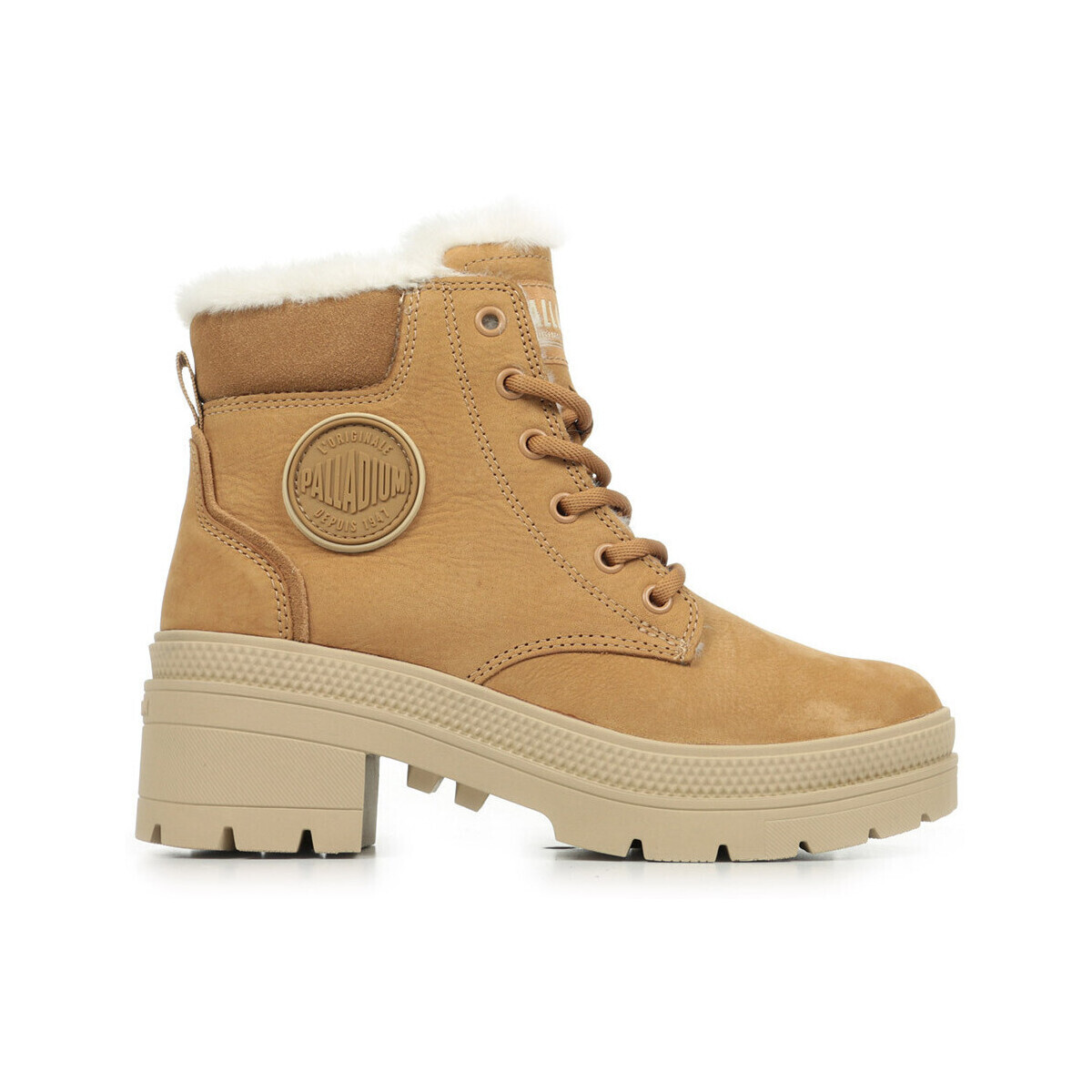 Palladium  Pallarise Nbk Wl  Hnědá