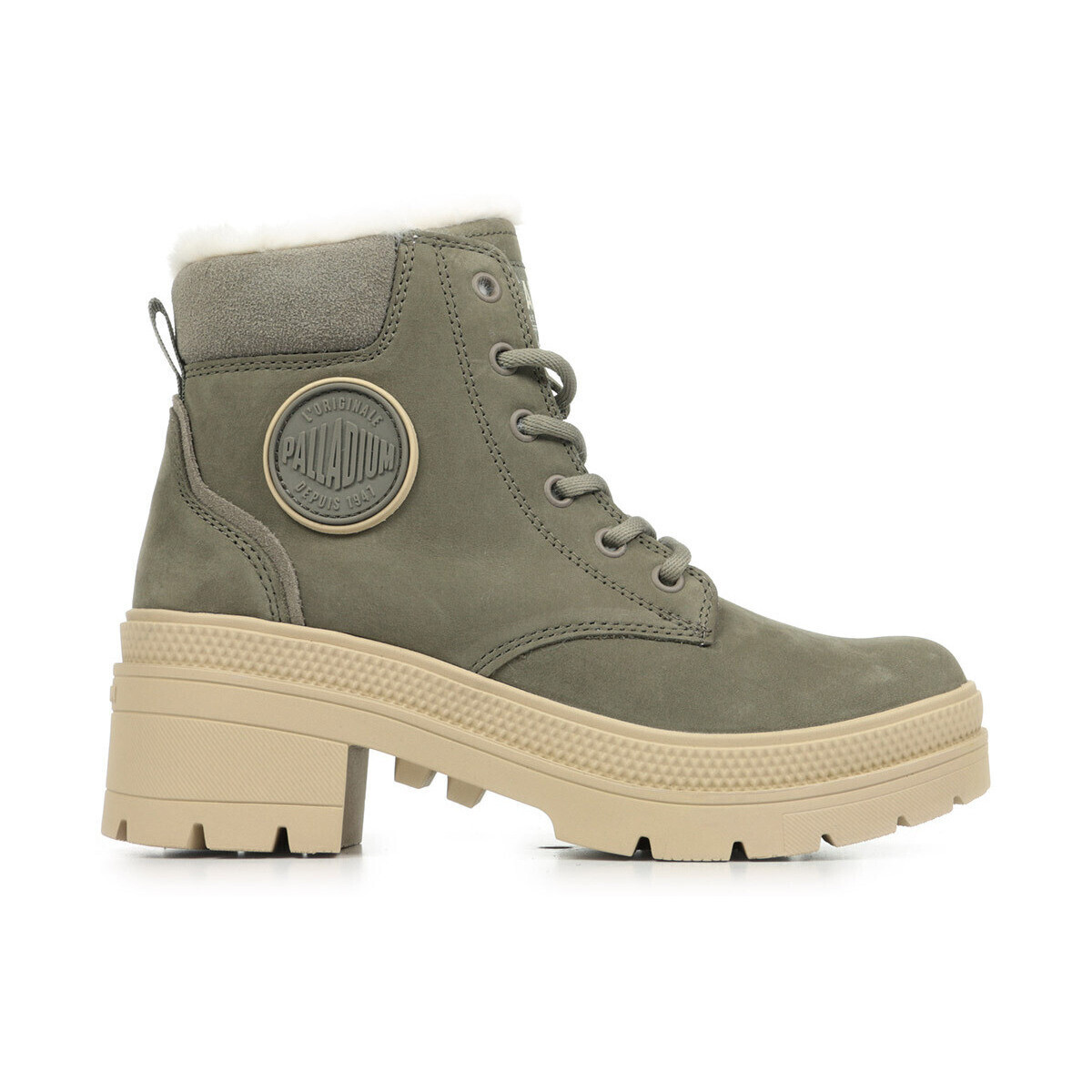 Palladium  Pallarise Nbk Wl  Šedá