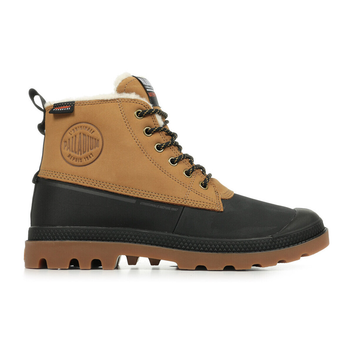 Palladium  Pampa Duck Wl  Hnědá